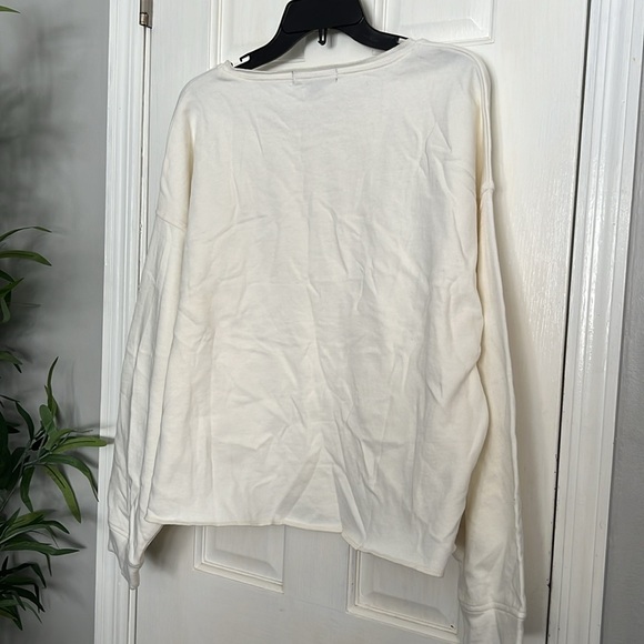 Sanctuary oversized cropped sweatshirt M NWT - Picture 5 of 11